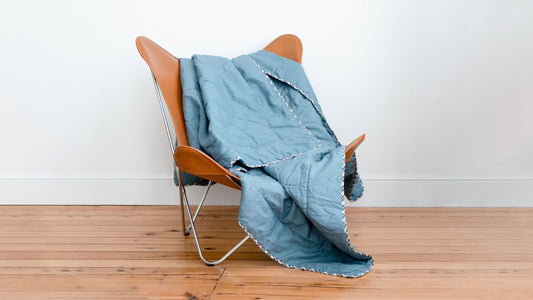 Ouessant, Le plaid en laine par loulenn