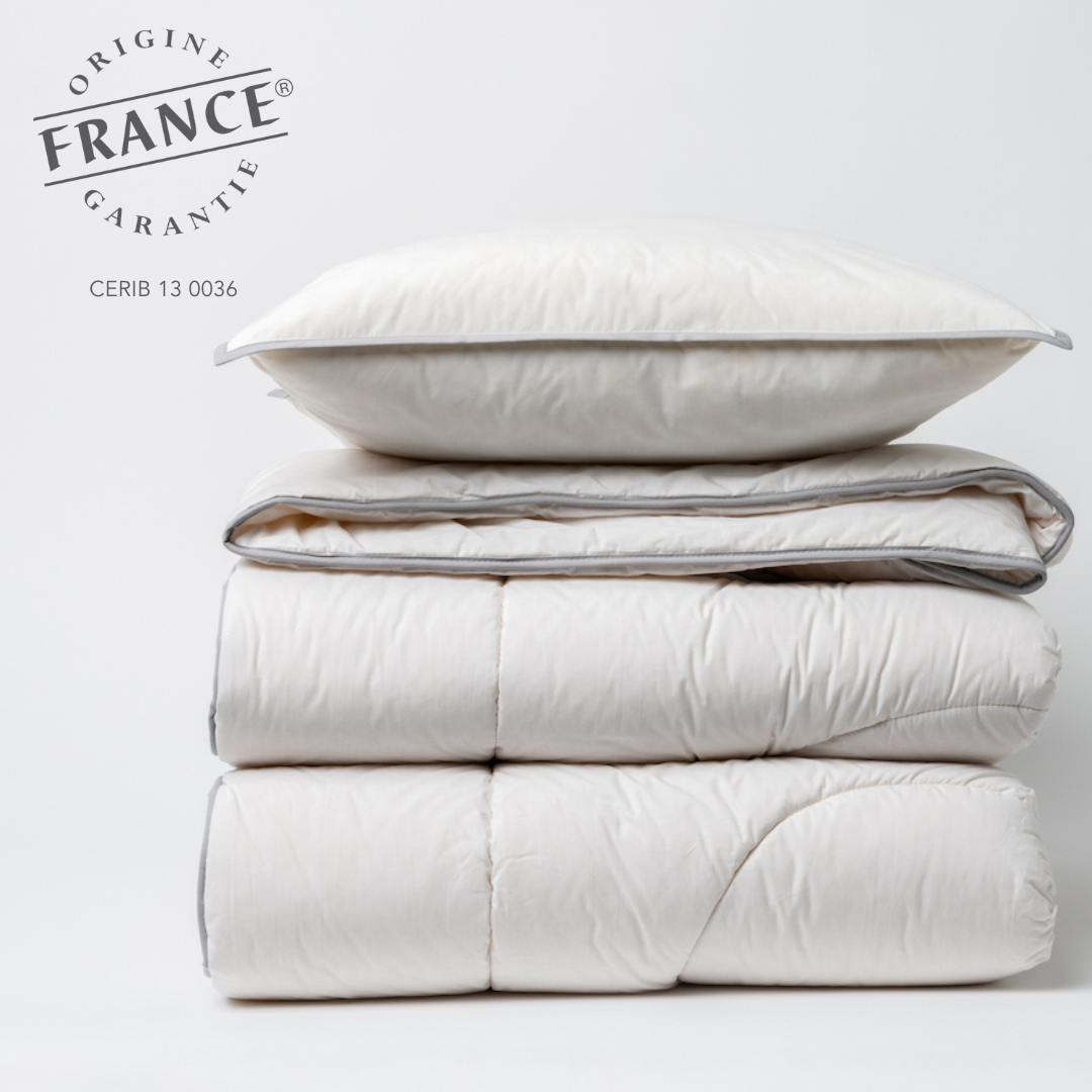 Malo - Oreiller naturel en laine française